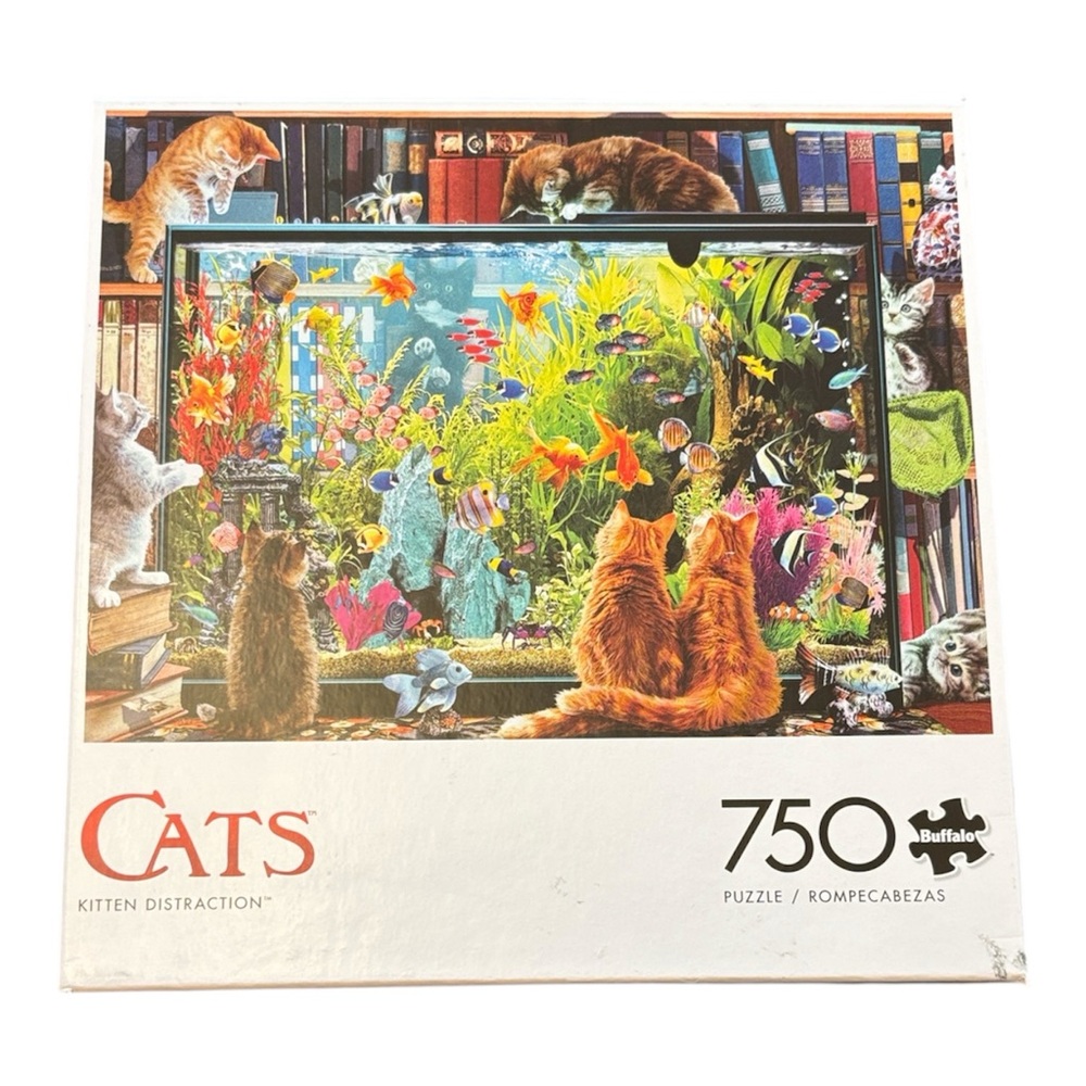 Buffalo Games Cats Kitten Distraction 750 Piece Jigsaw Puzzle